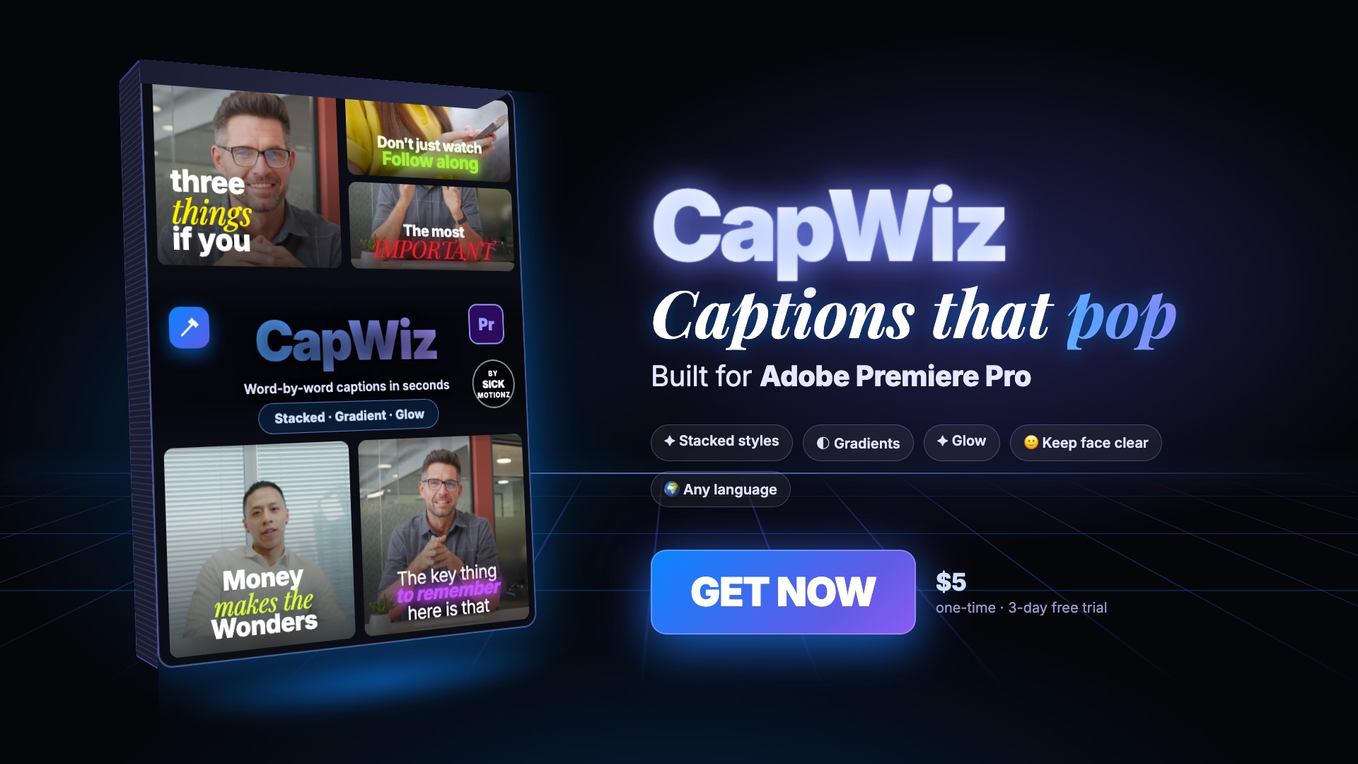 CapWiz By SickMotionz - captions that pop