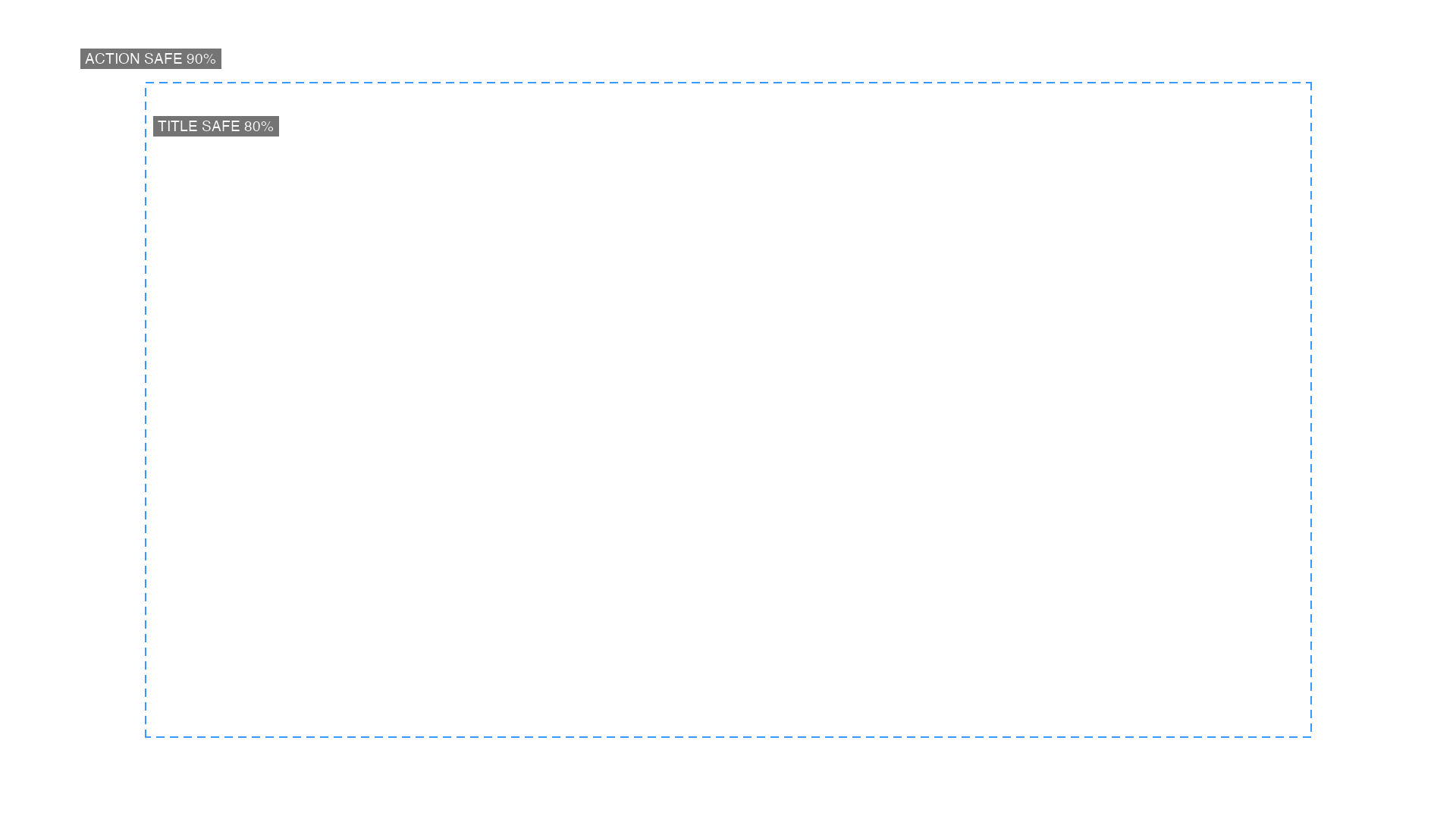 Safe zone guide preview